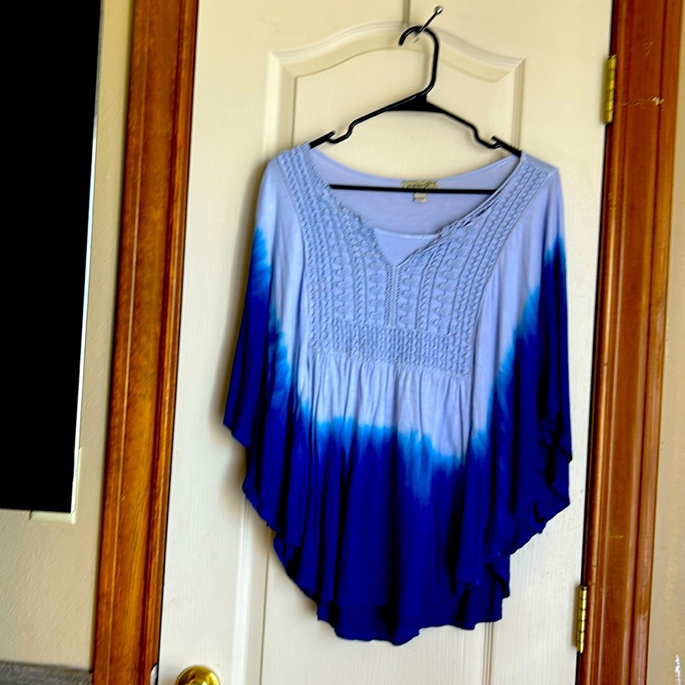 Beautiful purple and blue top